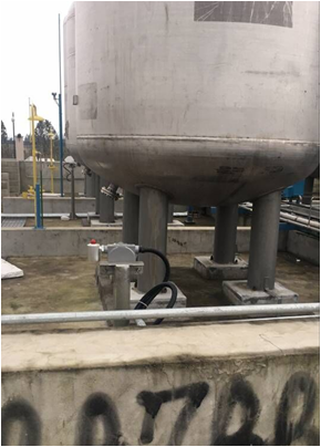 無線一氧化碳?xì)怏w檢測儀安裝現(xiàn)場