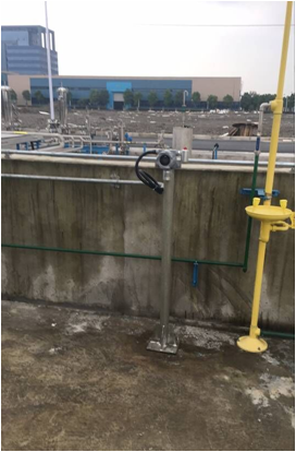 無線一氧化碳?xì)怏w檢測儀安裝現(xiàn)場