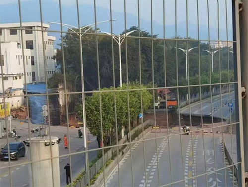 深圳寶安一施工現場地面坍塌事故