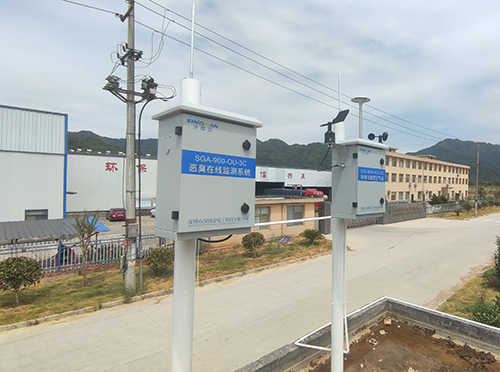 廠界園區臭氣檢測儀系統應用案例